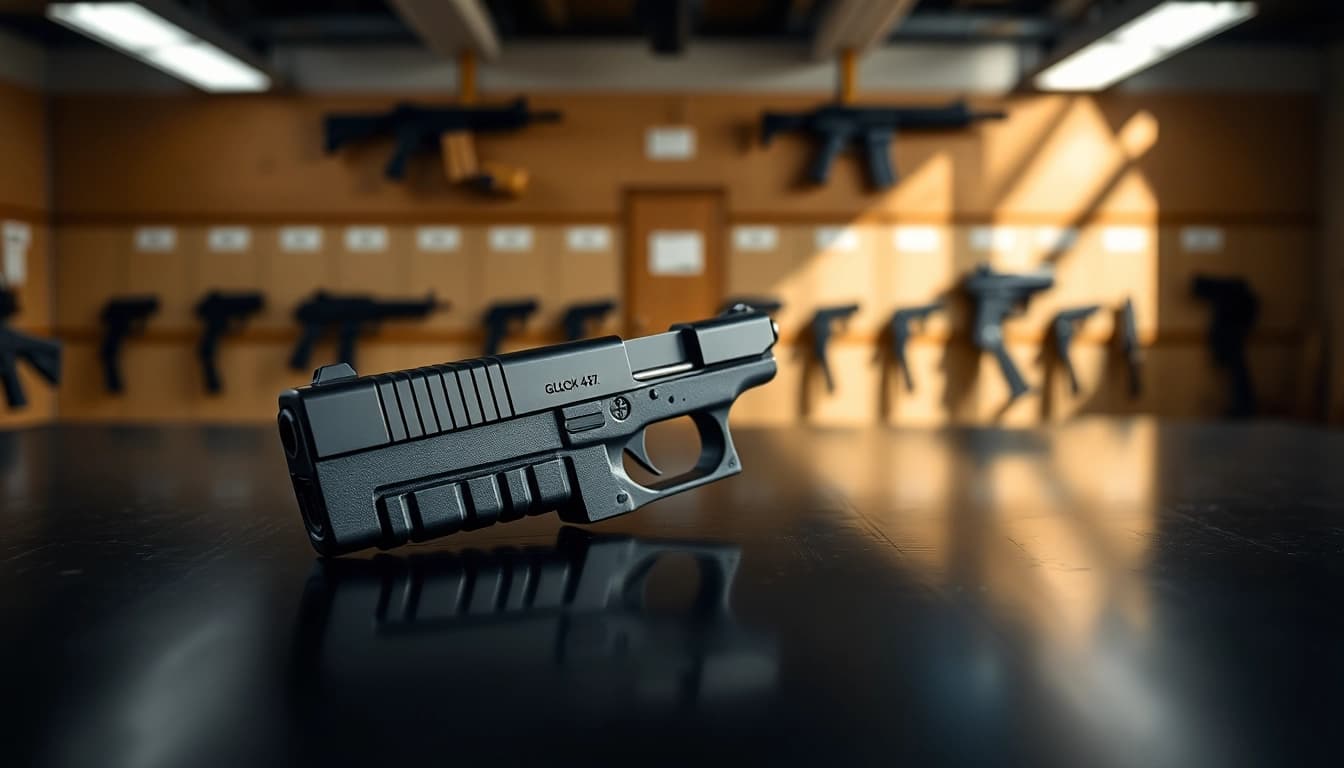 Enhance your firearm knowledge with the glock 43x slide showcasing its advanced design features.