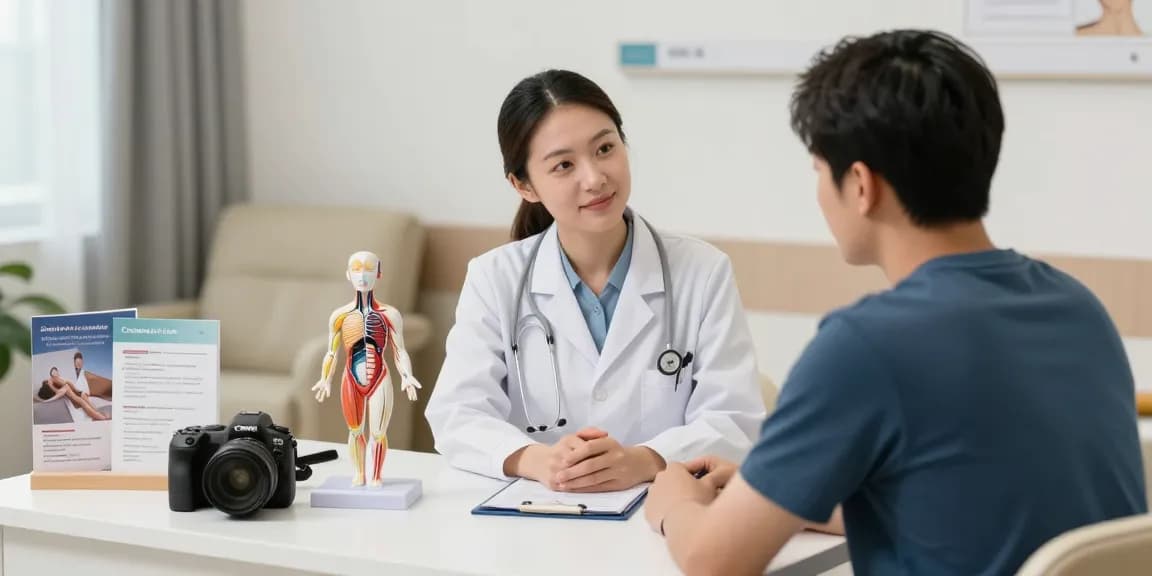 おすすめの安い包茎手術クリニックでの医療相談シーン