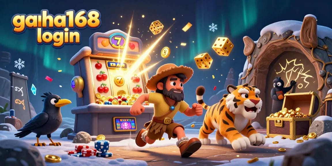 Spin the reels with gacha168 login at our vibrant prehistoric casino featuring a thrilling jackpot scene.