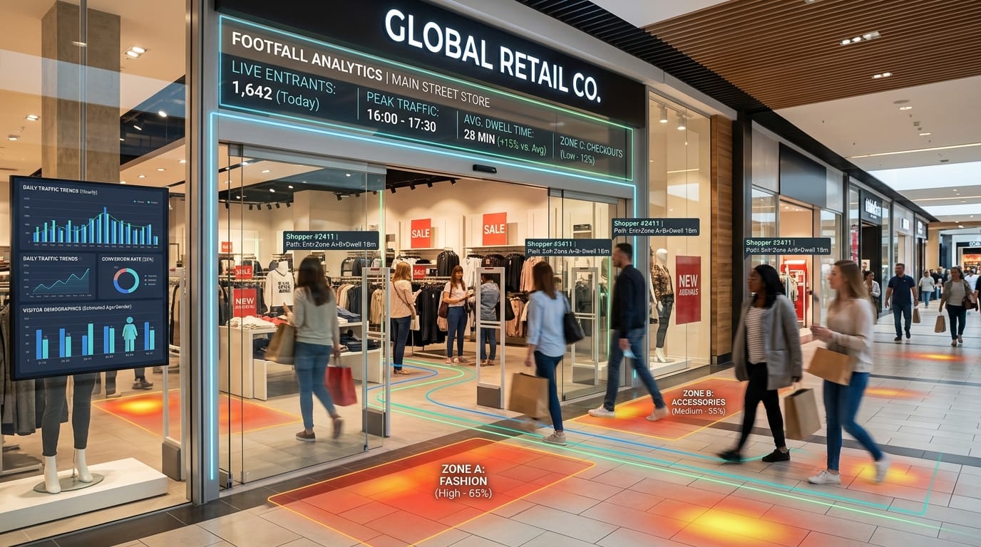 Retail Footfall Analytics for Smarter Store Performance Tracking