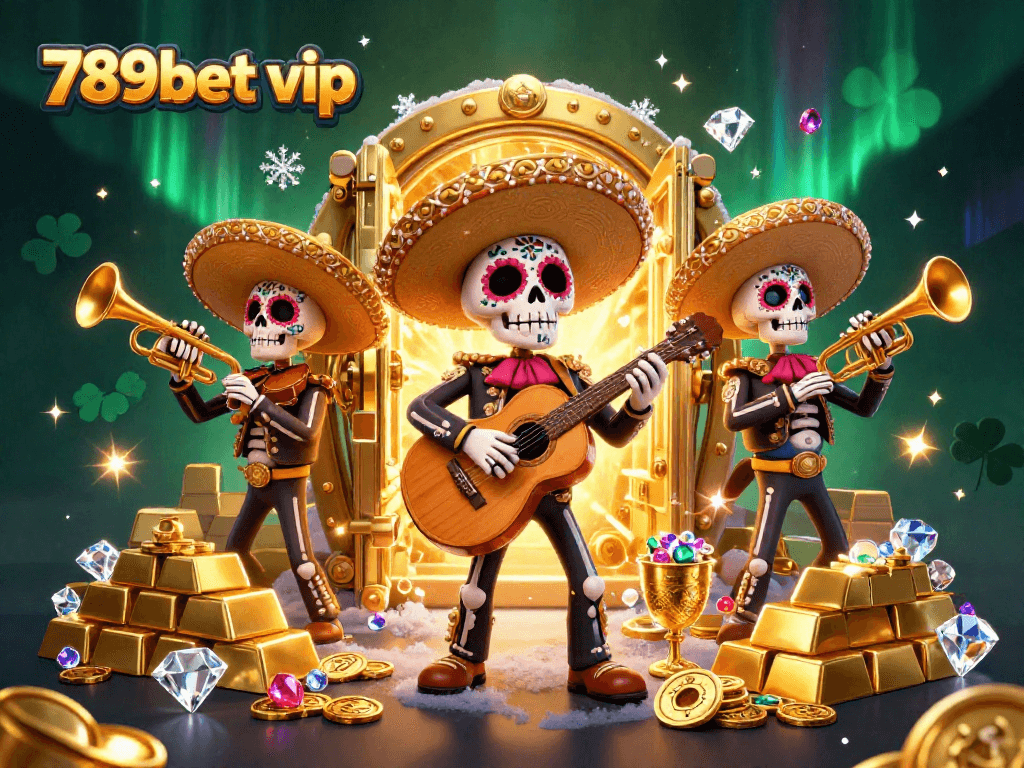 Experience thrilling wins with 789bet vip at this vibrant online casino atmosphere featuring gold and gems.