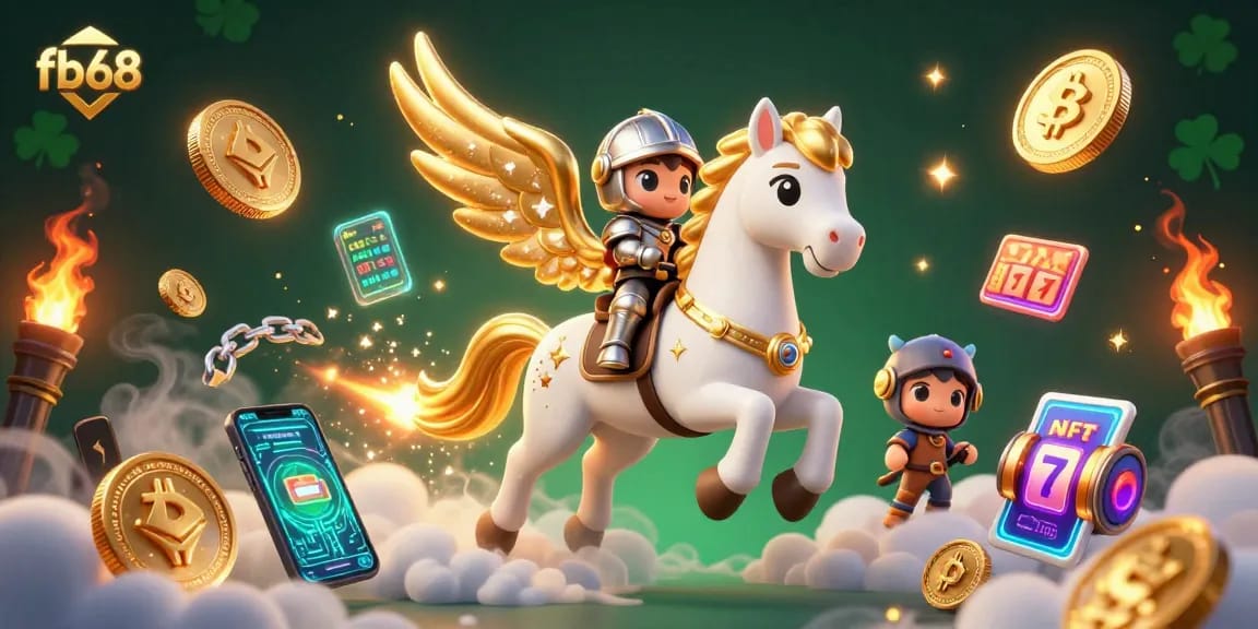Experience thrilling gameplay at fb68 with exciting jackpots from colorful slot reels and crypto elements!