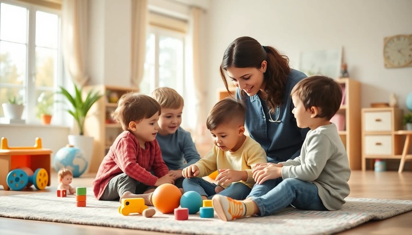 Engaging children in ABA therapy in Brighton with dedicated support in a nurturing environment.