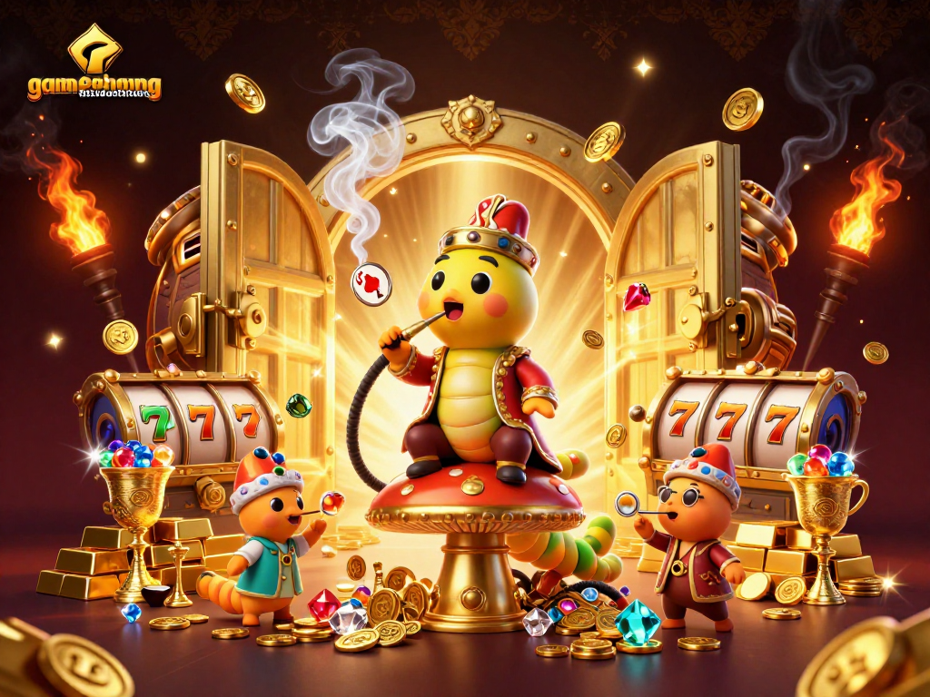 Experience the excitement of gamenohudoithuong with vibrant slot imagery and engaging characters in a rich casino setting.