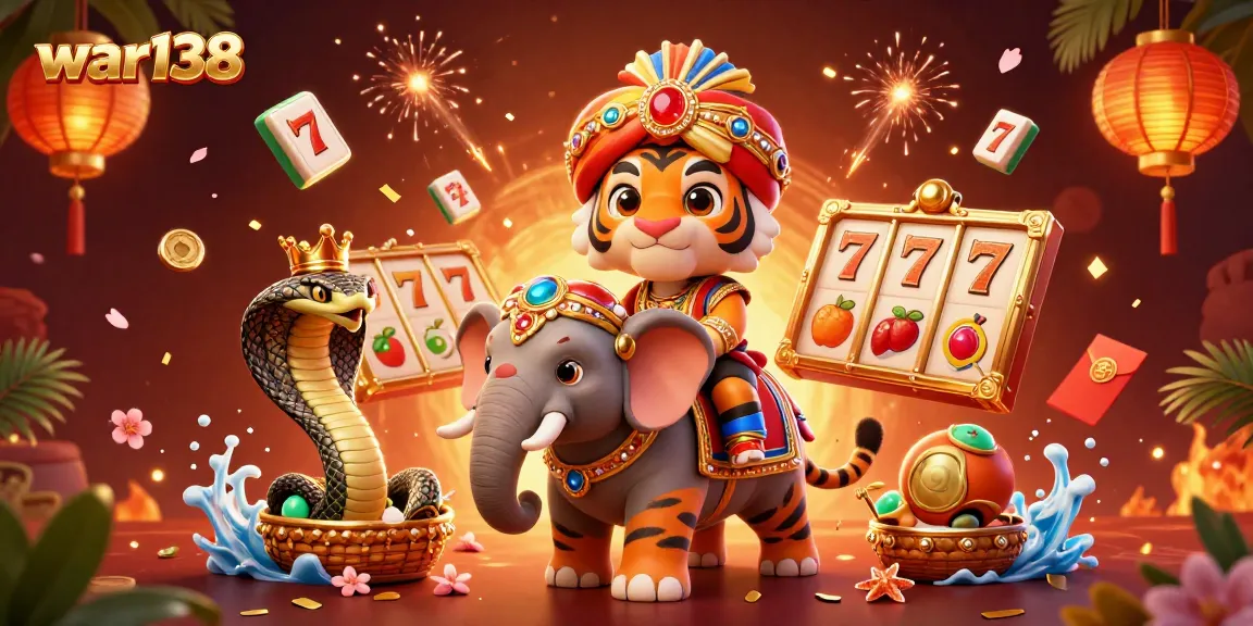 Engage with the thrilling world of gambling at war138 with our vibrant illustration featuring a maharaja and lucky slot elements.