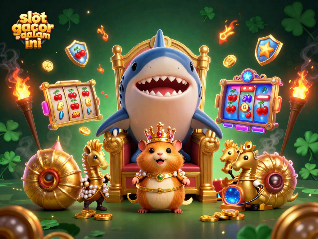 Spin the reels of slot gacor malam ini while exploring the vibrant 3D cartoon world of casino fun.