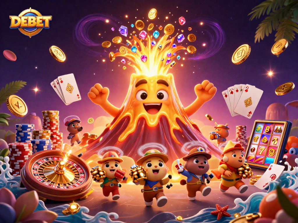 Experience the captivating world of DEBET with a treasure-filled gaming adventure.