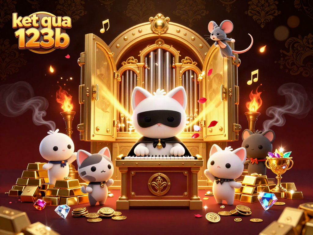 Experience thrilling gaming action with ket qua 123b in an ultra-detailed casino scene.