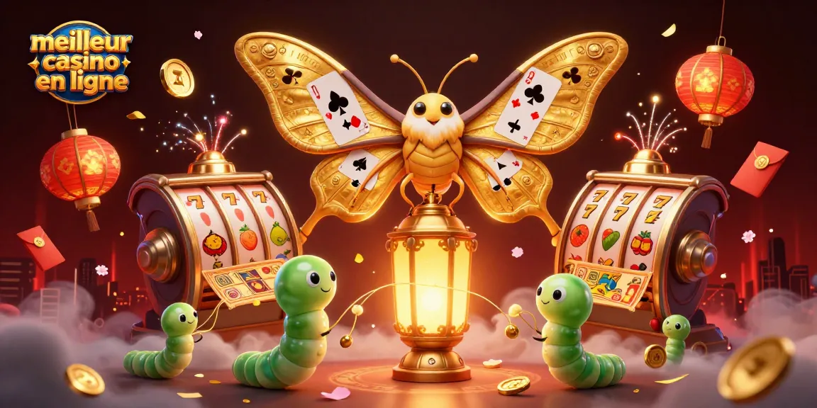 Le meilleur casino en ligne avec une illustration captivante de l'esprit du jeu et des gains.