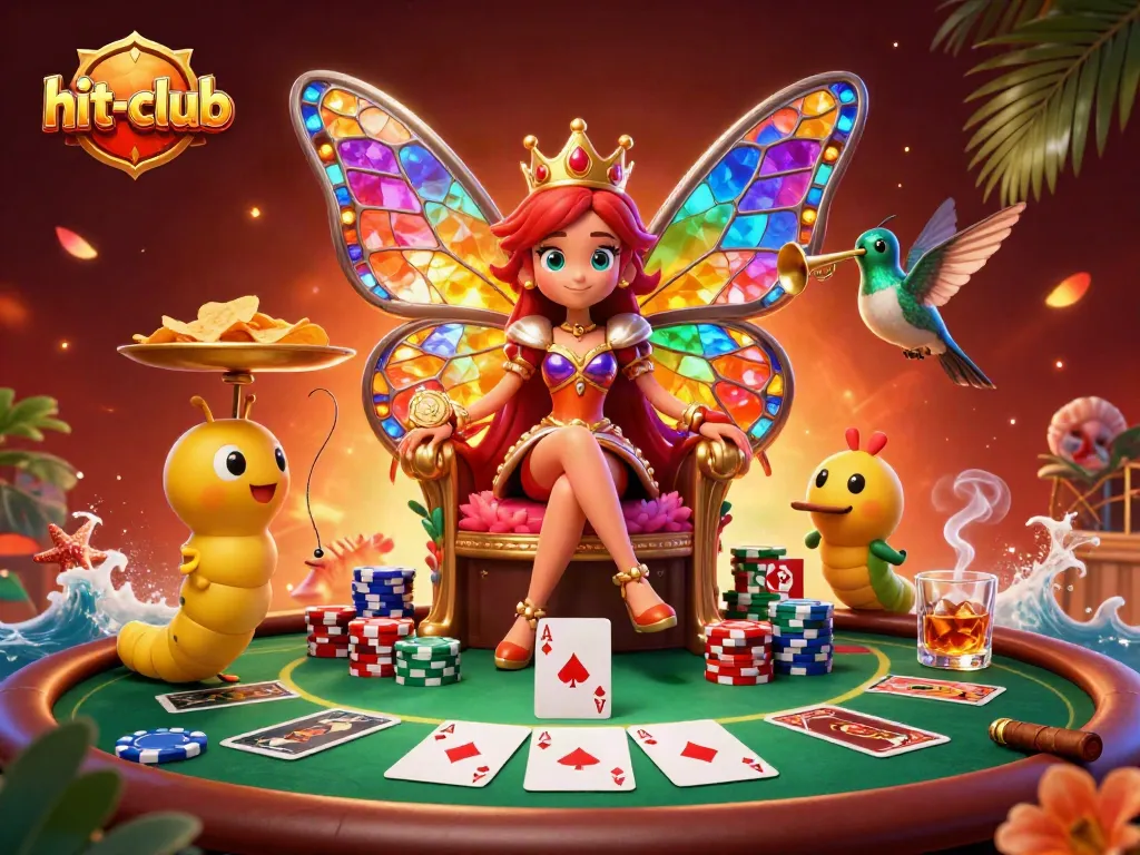 Join the hit-club and enjoy dynamic poker action with vibrant characters and rich casino elements.
