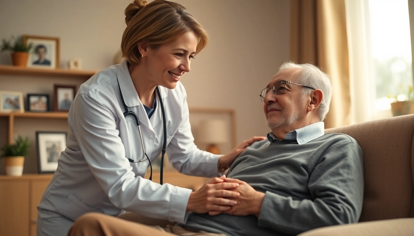 Supporting Alzheimer's home care Austin Texas with compassionate caregiver and client interaction.