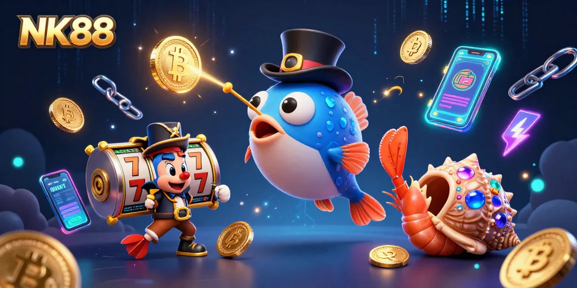 Attract golden coins with NK88’s deep-sea anglerfish in a lively casino adventure.