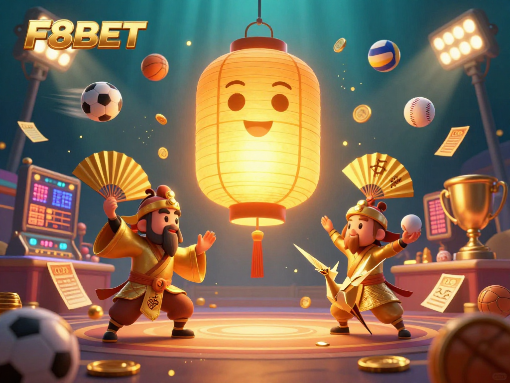 Engage in thrilling gameplay at F8BET with a vibrant casino scene filled with dynamic game elements.