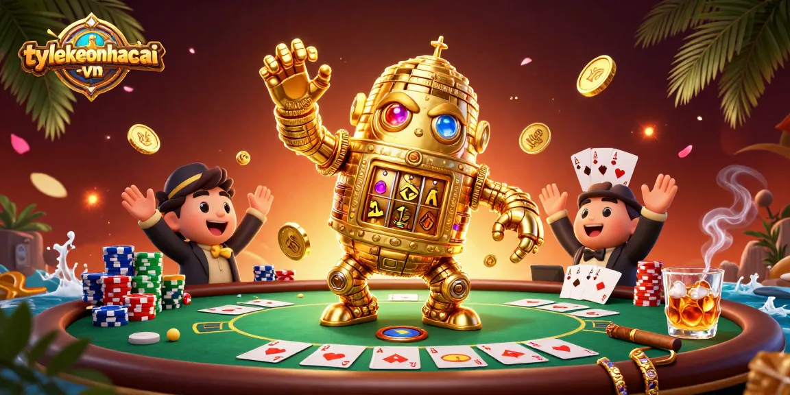 Experience the thrill of gaming with tylekeonhacai-vn, showcasing vibrant casino elements.