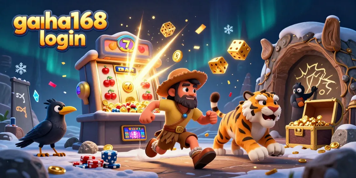 Spin the reels with gacha168 login at our vibrant prehistoric casino featuring a thrilling jackpot scene.