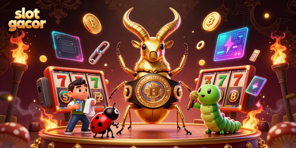 Win big with slot gacor; watch the vibrant 3D characters in an action-packed casino scene!