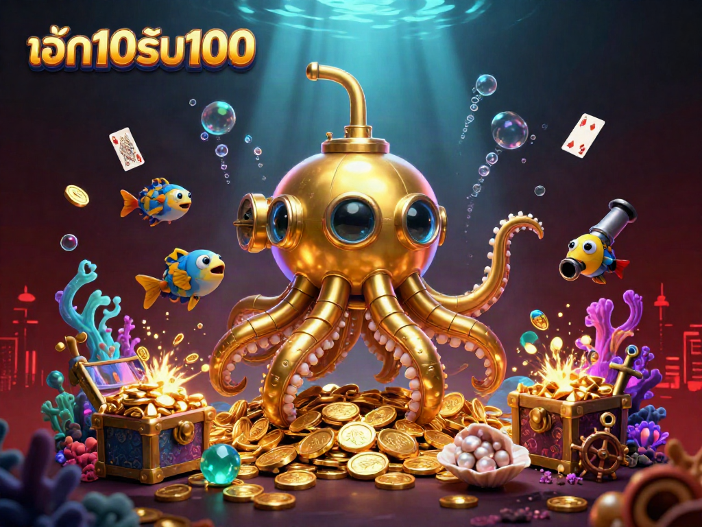ภาพเฉลิมฉลองการเล่นเกม ฝาก10รับ100 กับ Kraken ทองในทะเลเหรียญ
