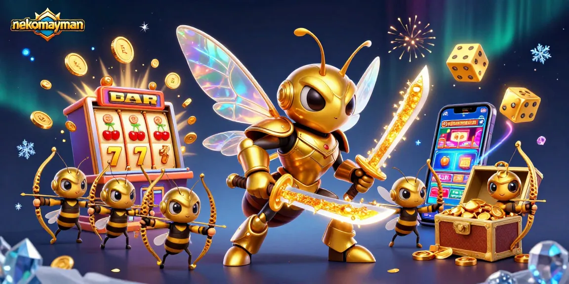 Engage with nekomayman and experience vibrant slot action featuring dynamic characters, gold coins, and jackpot excitement.