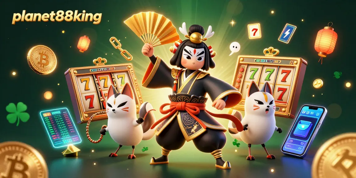 Engage with planet88king's thrilling slot game experience and jackpot opportunities with vivid 3D digital art.