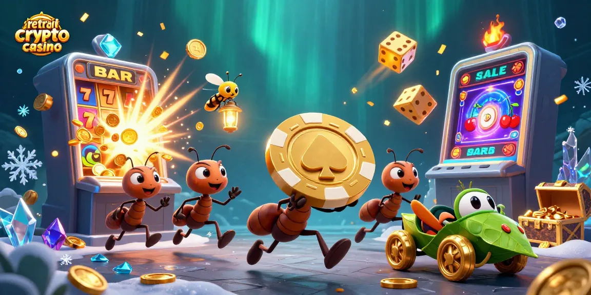 Jouez à retrait crypto casino pour des gains rapides avec cette illustration dynamique.