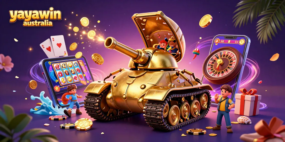 Experience excitement with yayawin australia as golden beetle tank and slot games create a fun casino atmosphere.