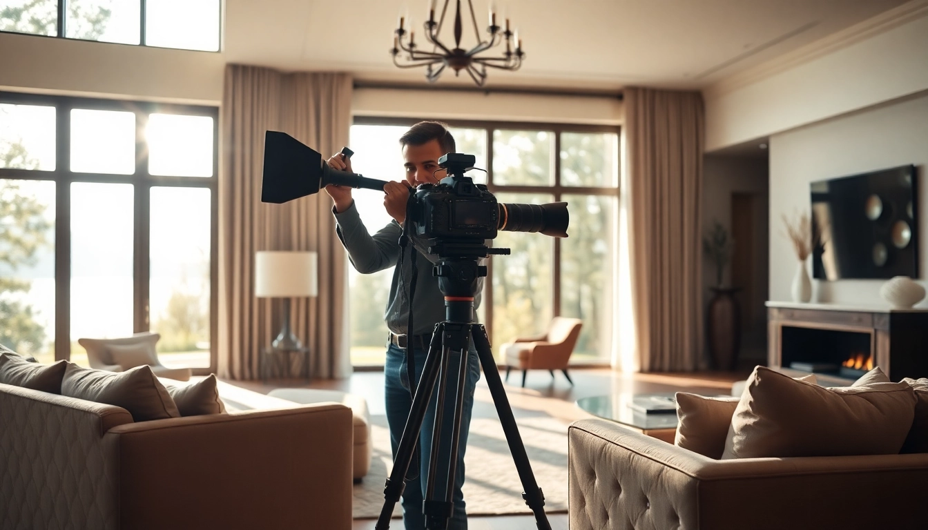 Real Estate Photographer showcasing a modern home interior highlighted by natural light.