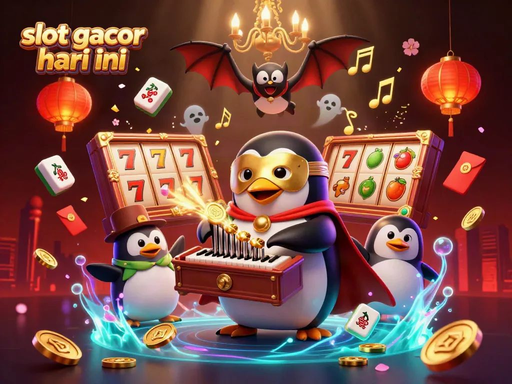 Experience thrilling gameplay with slot gacor hari ini featuring a lively 3D casino illustration.