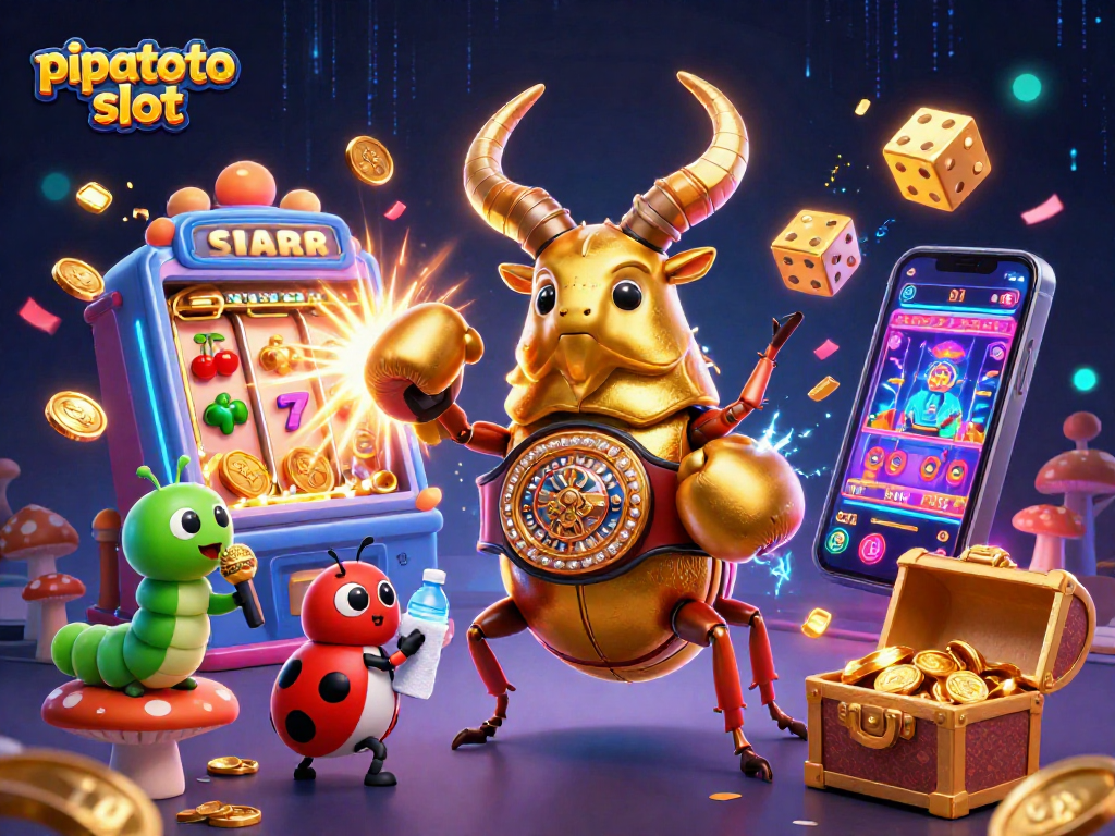 Experience thrilling action with pipatoto slot as a beetle challenges for jackpot glory!