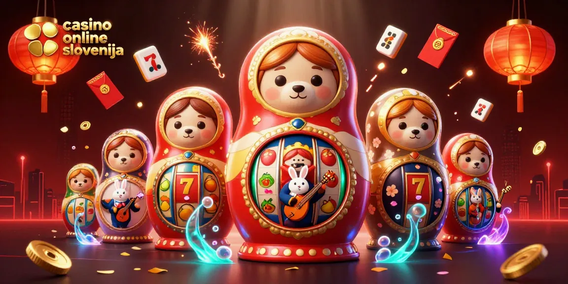 Uživajte v svetu spletnih casinojev v Sloveniji z našimi zabavnimi 3D ilustracijami igralnih avtomatov.