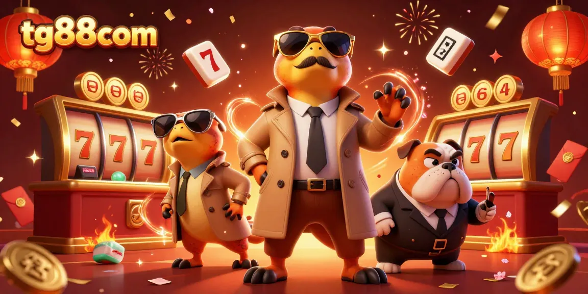Experience the excitement of tg88com as raptors in a trench coat charm their way into a VIP casino lounge.
