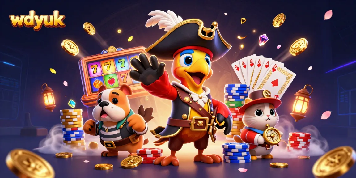 Winning combinations light up in a thrilling wdyuk slot game scene with vivid characters and vibrant elements.