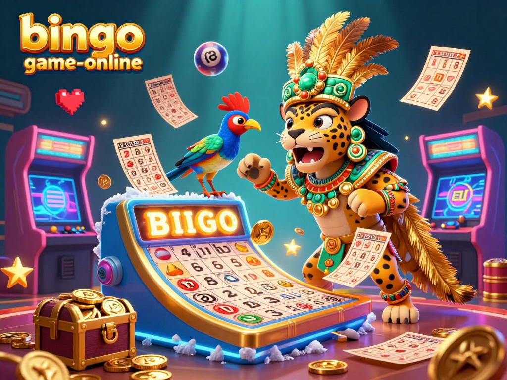Bingo-game-online sparks excitement with dynamic bingo elements in a captivating casino scene.