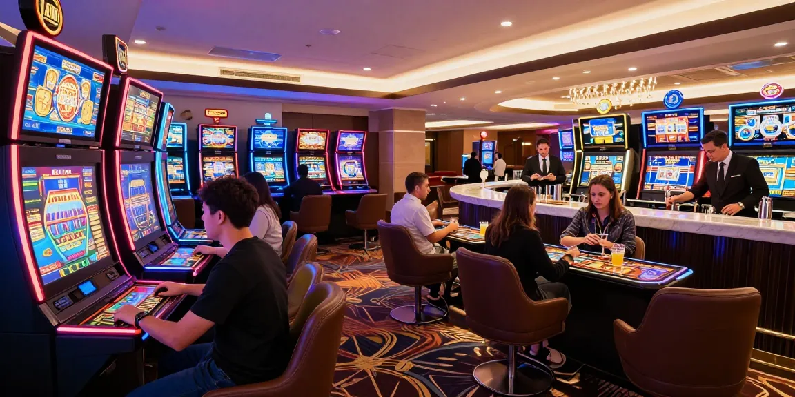 Pengalaman bermain LUXURY777 di dalam kasino mewah dengan permainan slot modern dan suasana yang menggugah semangat.
