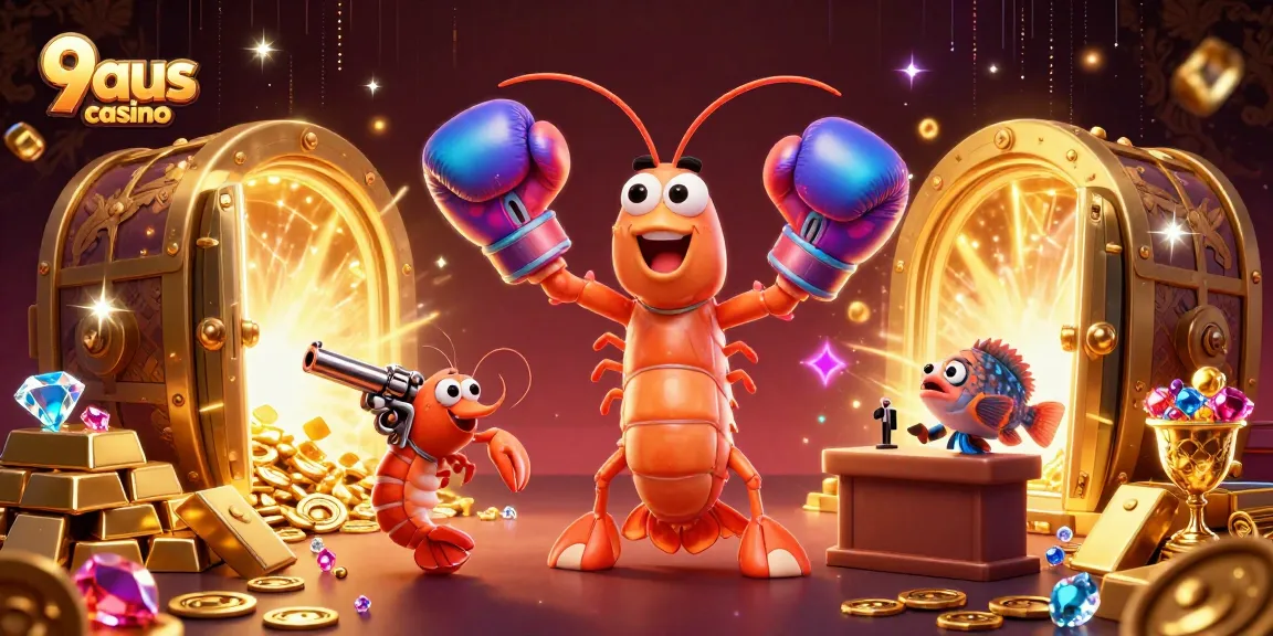 Experience thrilling gameplay at 9aus casino with stunning gaming elements and vibrant characters.