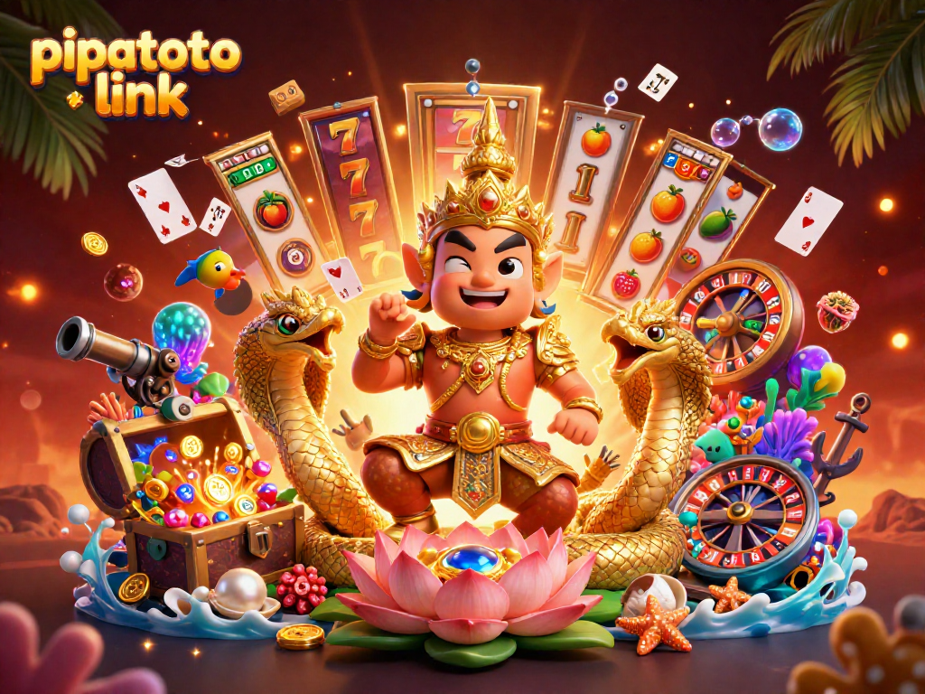 Experience thrilling gameplay at pipatoto link with vibrant slot reels and lucky 7s in a lively casino atmosphere.