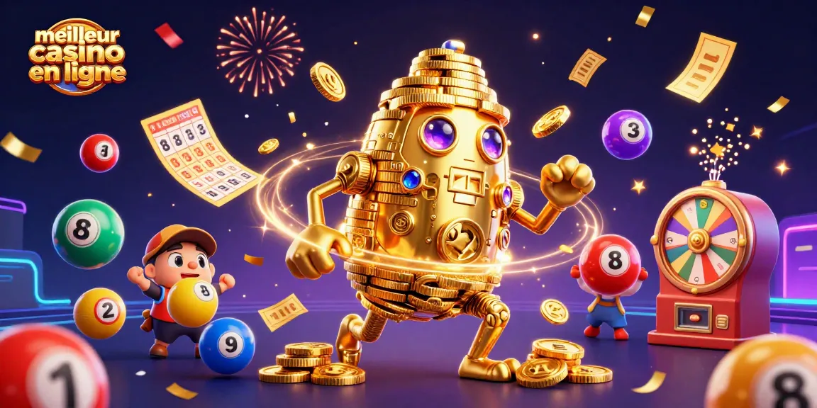 Les joueurs découvrent le meilleur casino en ligne avec des golems d'or et des ballons colorés.