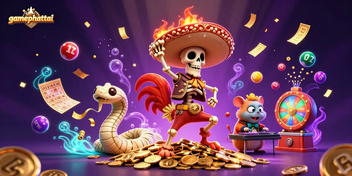 Join the gamephattai excitement with vibrant casino characters celebrating huge wins!