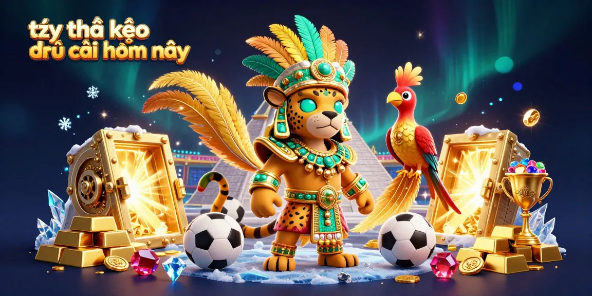 Bet on tỷ lệ kèo nhà cái hôm nay with expert insights and vibrant sports elements featured in this 3D illustration.