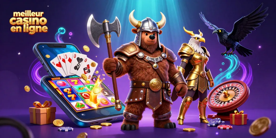 Visitez le meilleur casino en ligne et découvrez des jeux palpitants avec des ours vikings et des aigles valkyrie.