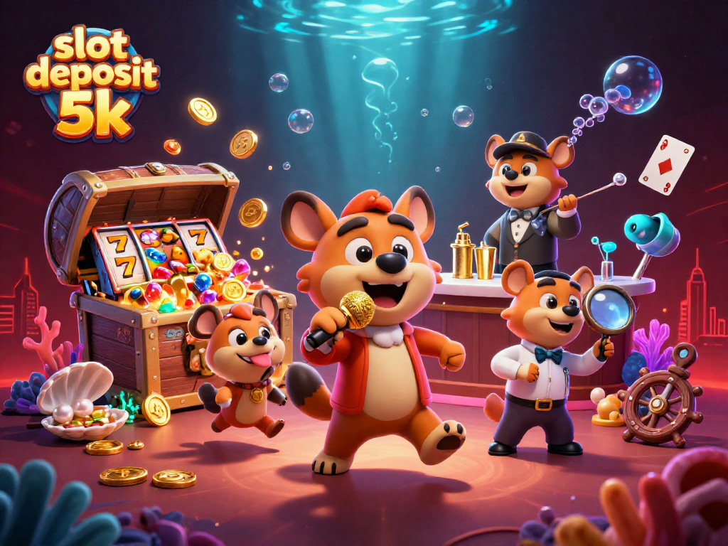 Experience the excitement of slot deposit 5k with hyenas at a vibrant casino club.