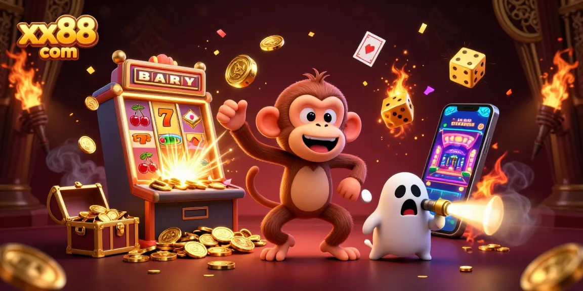 Engage with thrilling gaming moments at xx88 com, featuring dynamic fun with casino characters and jackpot excitement.