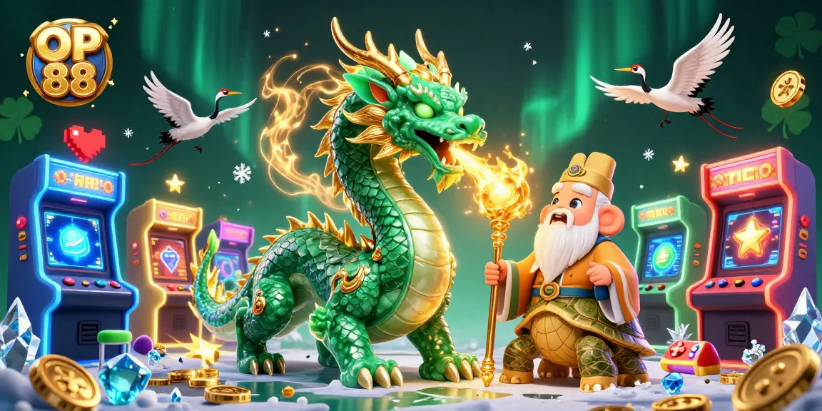 Engage in OP 88's thrilling casino adventure featuring vibrant 3D characters and dynamic gaming elements.