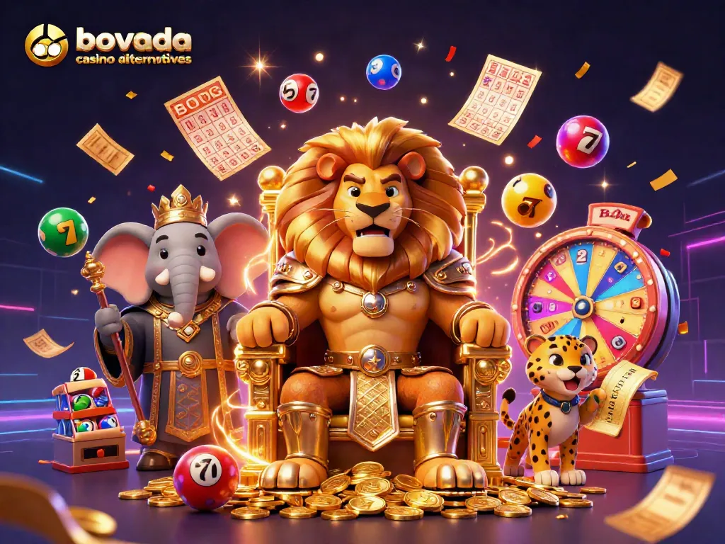 Experience the excitement of bovada casino alternatives with vibrant slot games and dynamic characters.