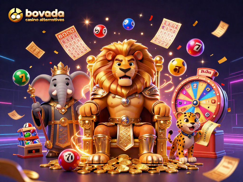 Experience the excitement of bovada casino alternatives with vibrant slot games and dynamic characters.