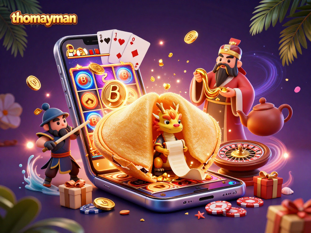Experience thomayman’s exciting casino action with vibrant characters and immersive game elements.