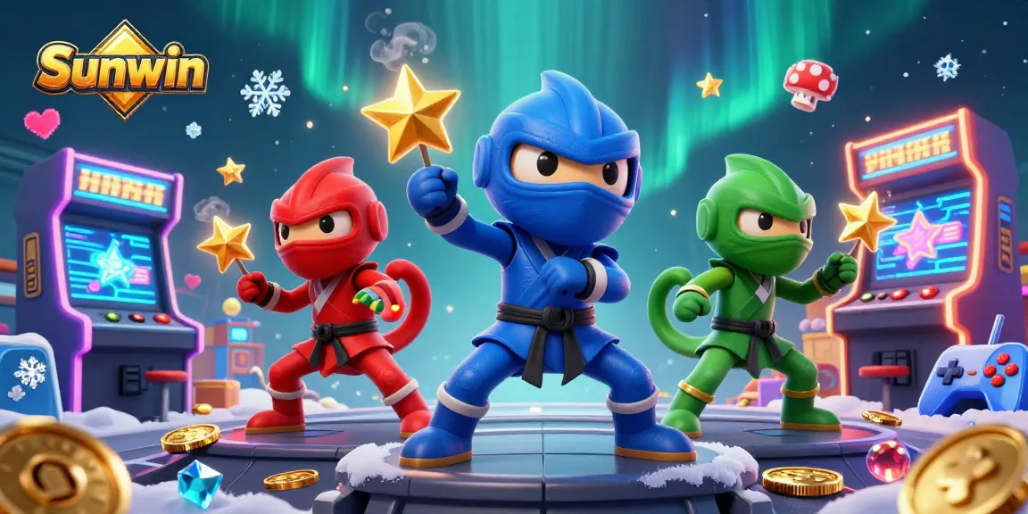 Engage in thrilling gameplay at Sunwin with dynamic ninja chameleons and vibrant arcade elements.