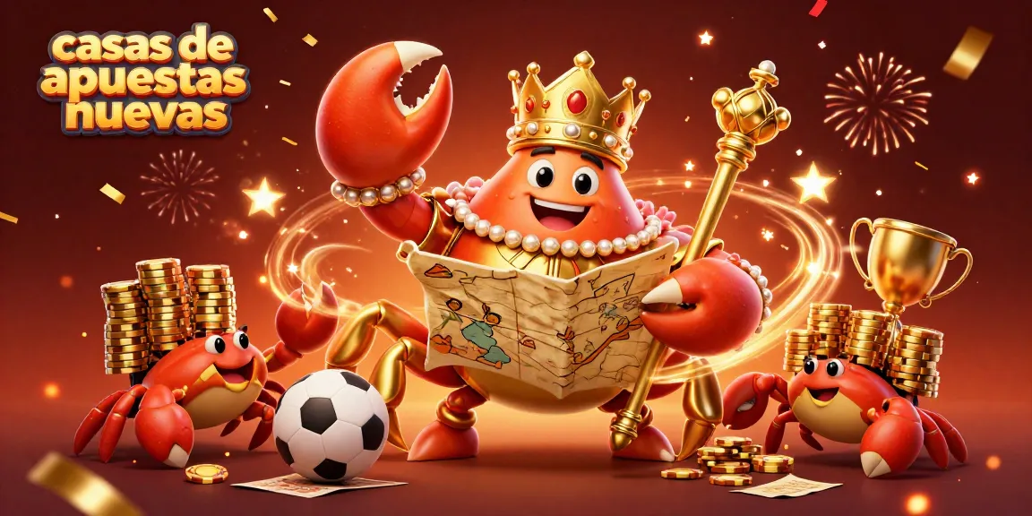 Disfruta de la emoción de las casas de apuestas nuevas con esta vibrante ilustración 3D.