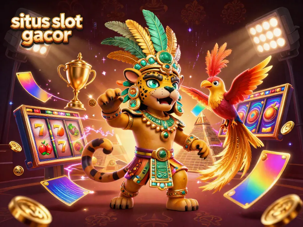 Experience the excitement of situs slot gacor with vibrant Mayan characters and 3D slot elements